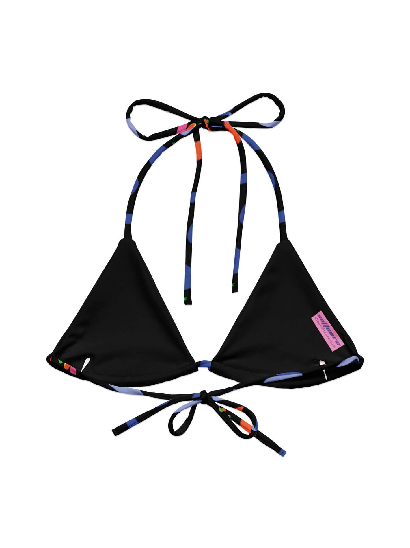80s style plus size bikini top.