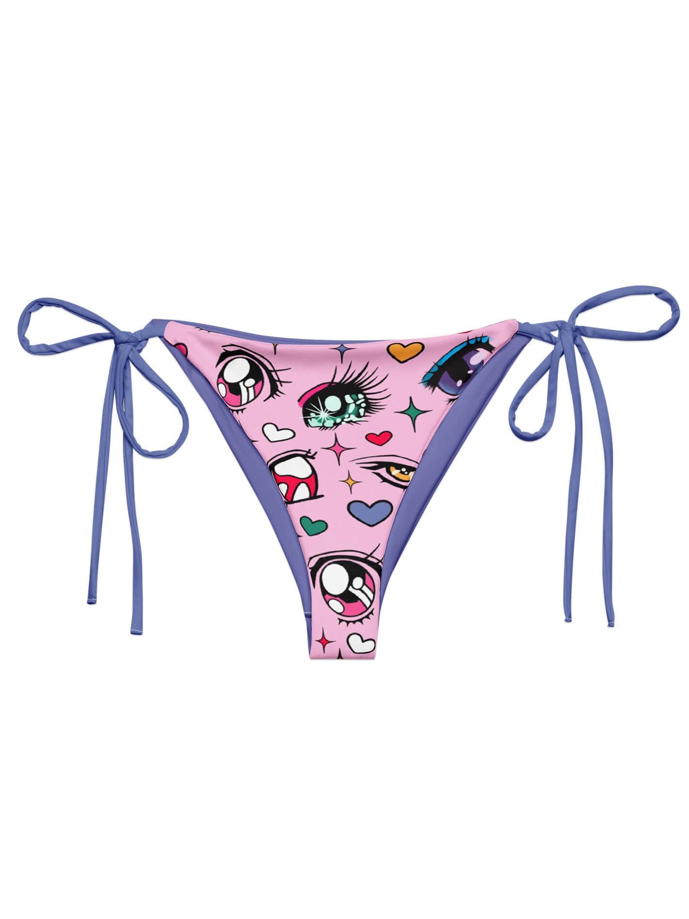 Anime kawaii bikini plus size bikini bottoms.
