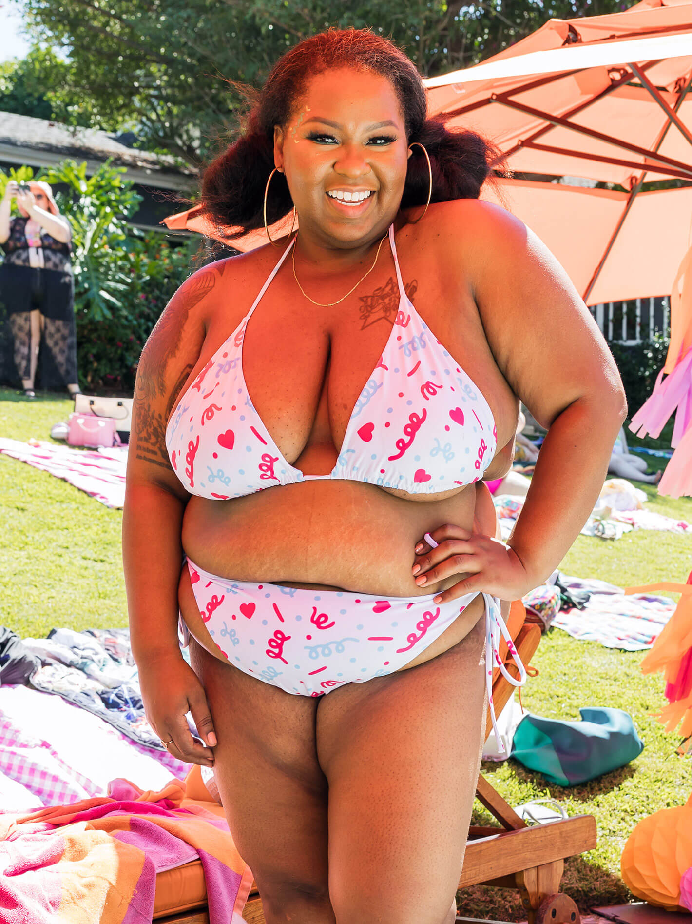 Barbie plus size string bikini.