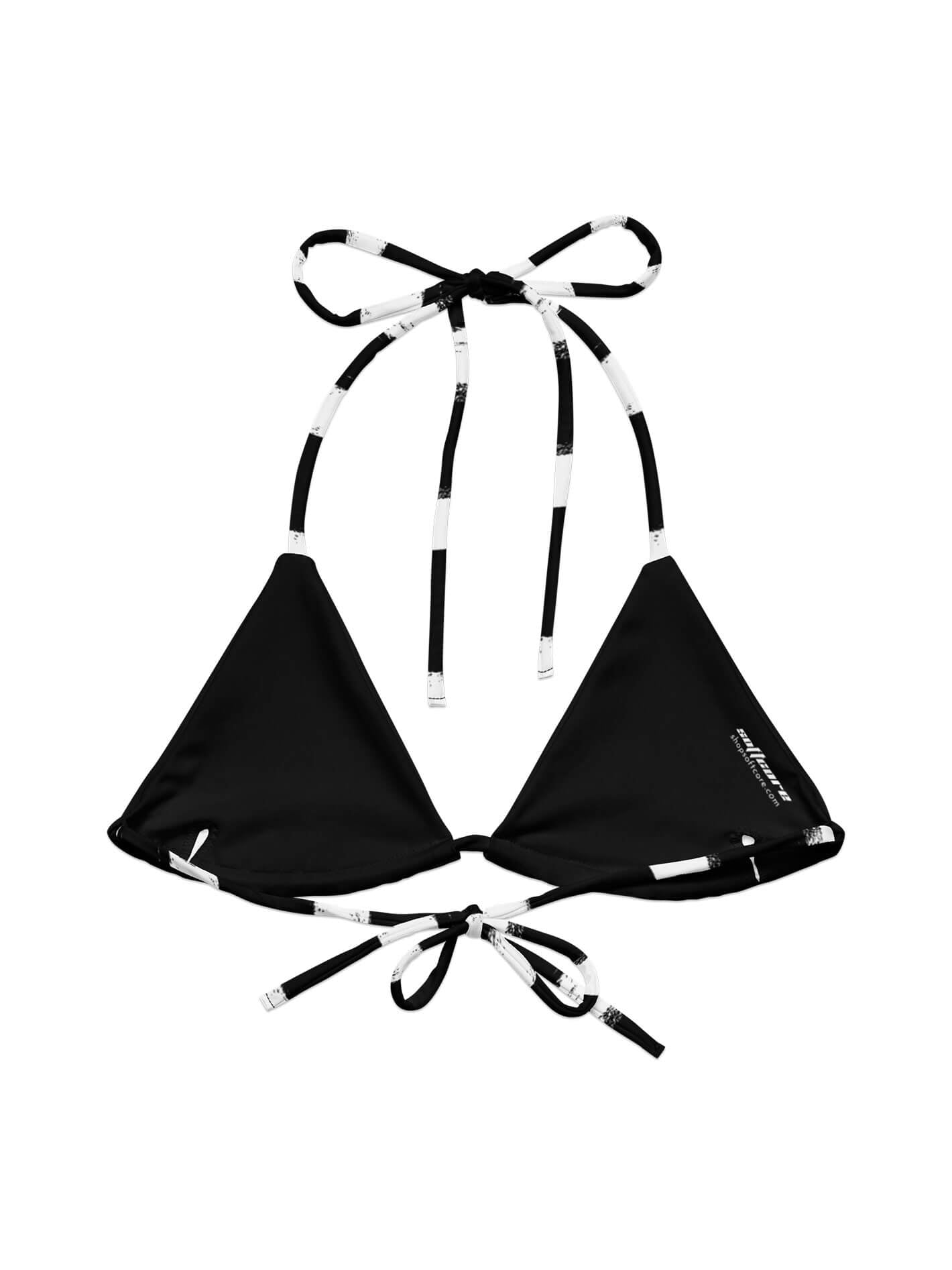 Beetlejuice goth plus size bikini.