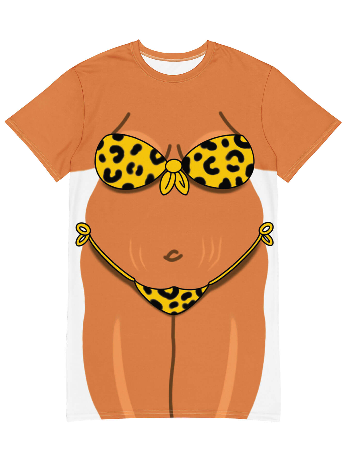 Bikini body kitschy dress.