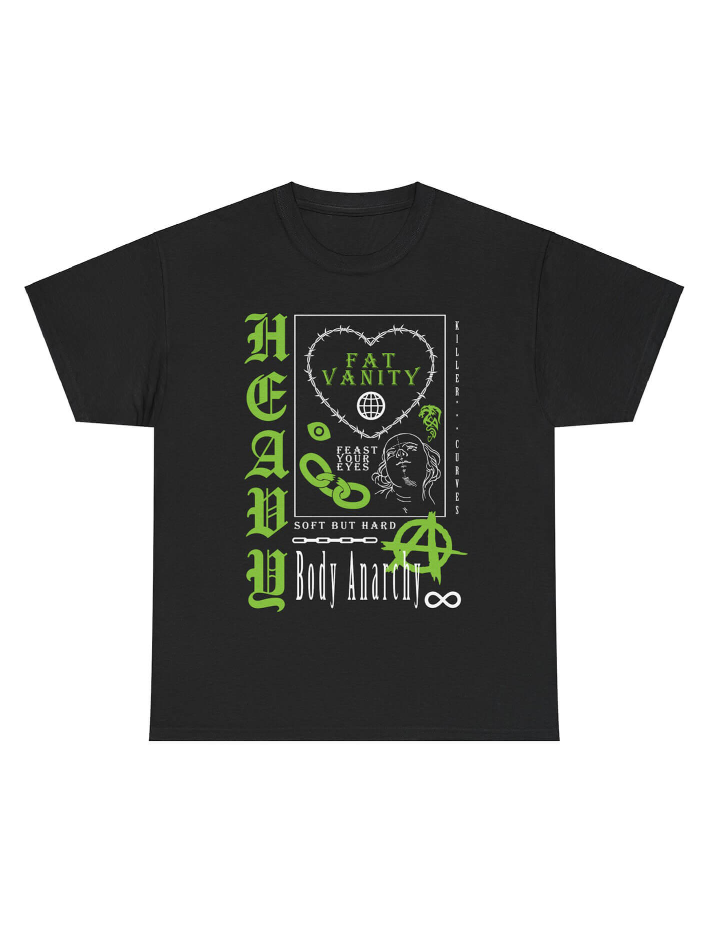 Body anarchy graphic tee.