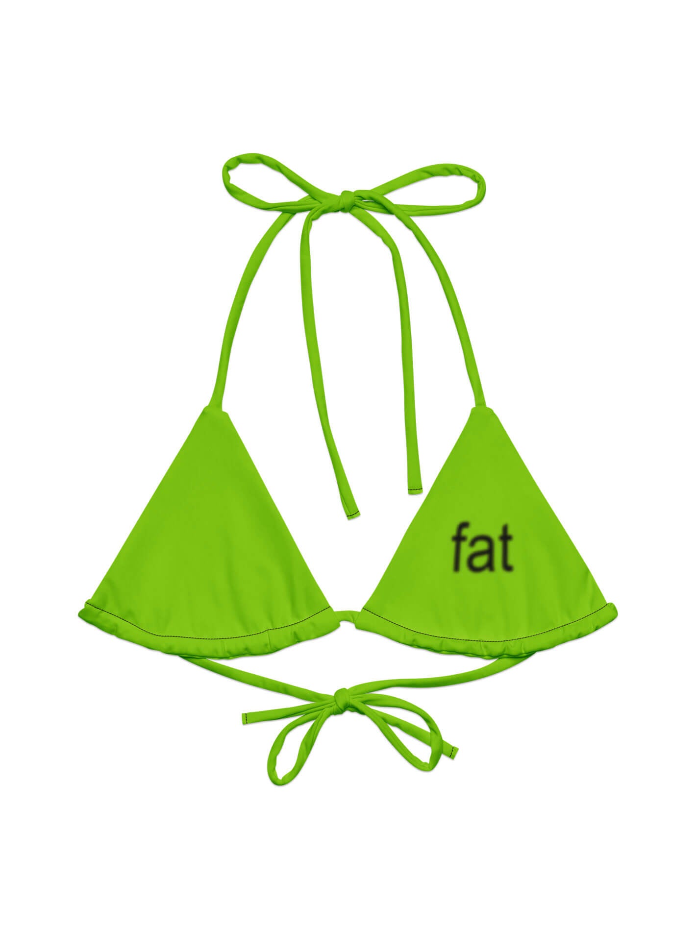 Brat plus size bikini top.