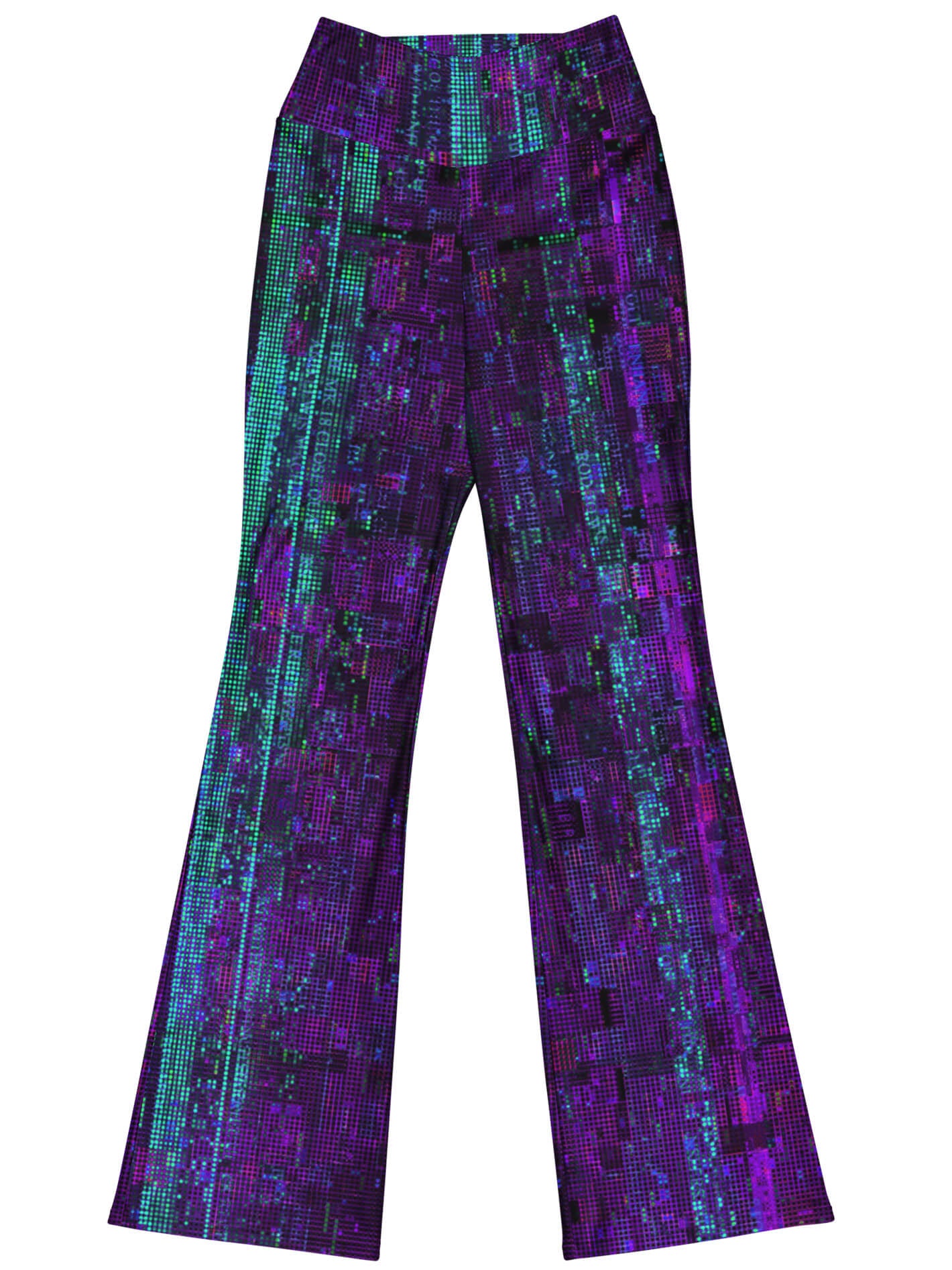 Cyberpunk plus size flare leggings.