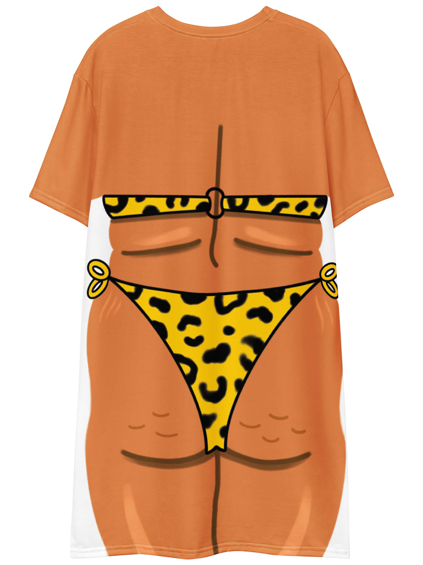 Fat bikini t-shirt dress.