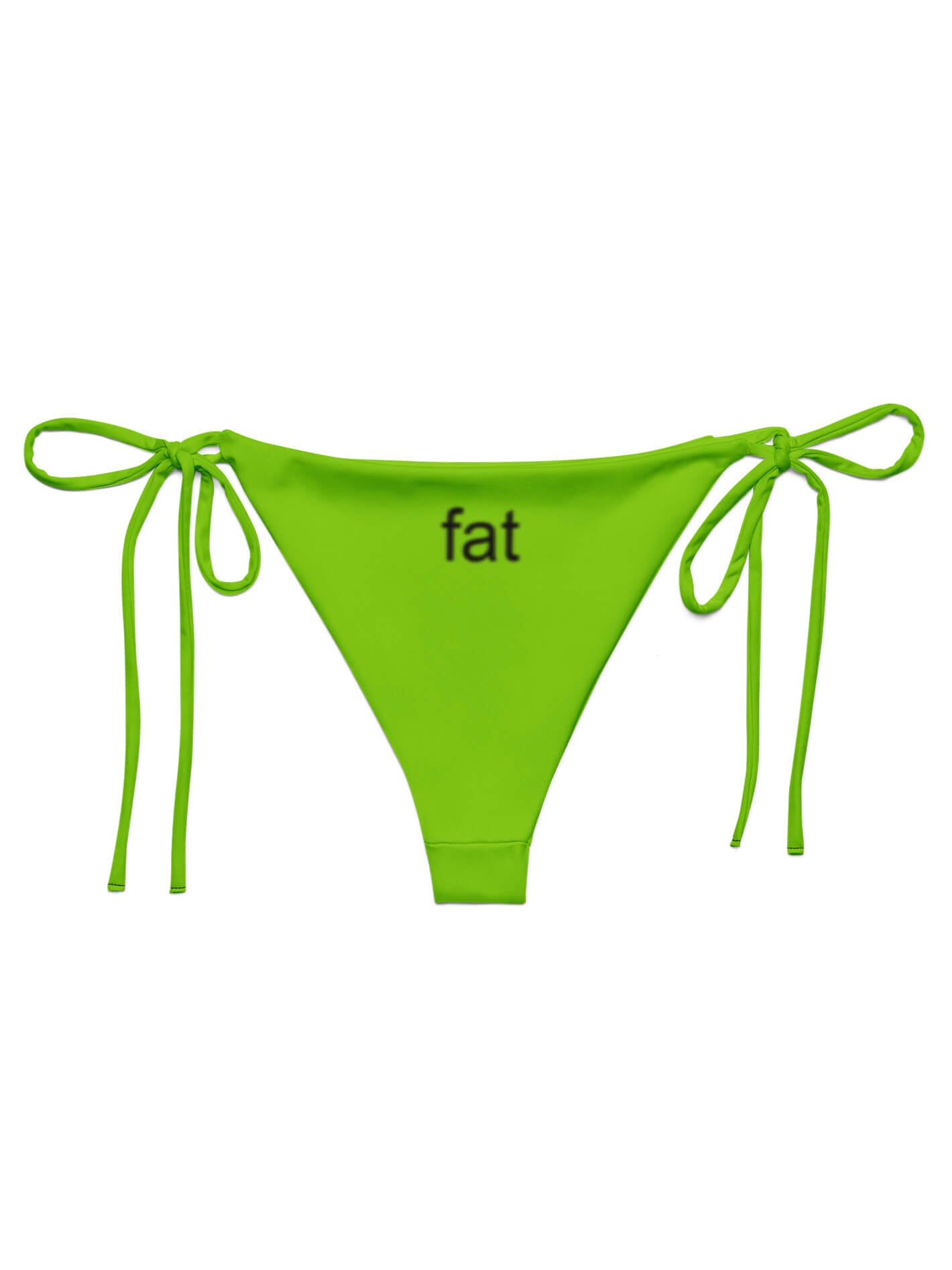 Fat brat y2k plus size bikini bottom.