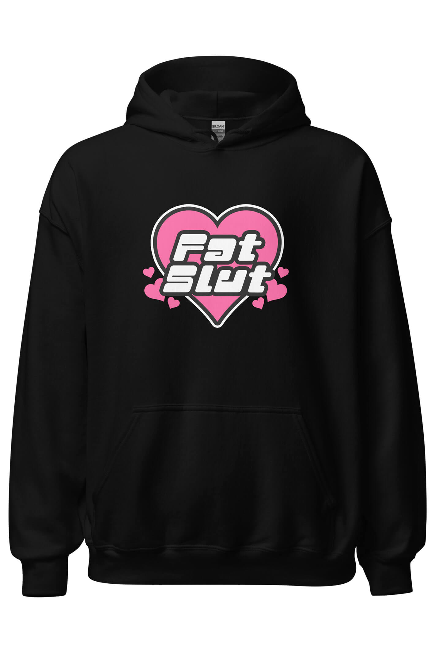 Fat slut plus size hoodie.