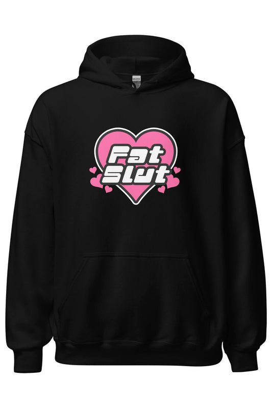 Fat slut plus size hoodie.