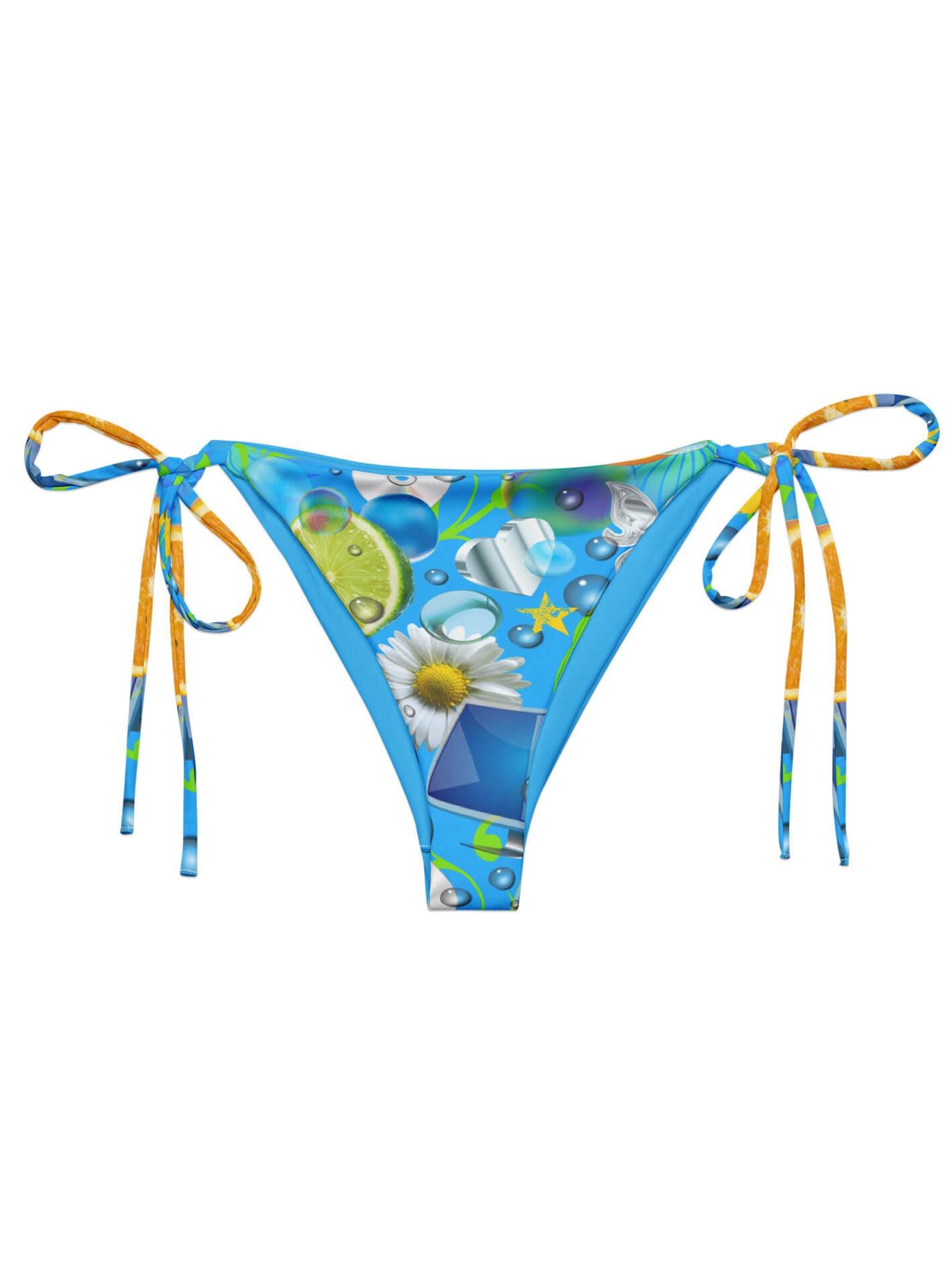 Frutiger aero plus size bikini bottom.