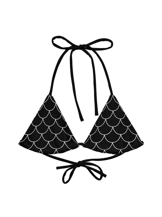 Gothic mermaid bikini top.
