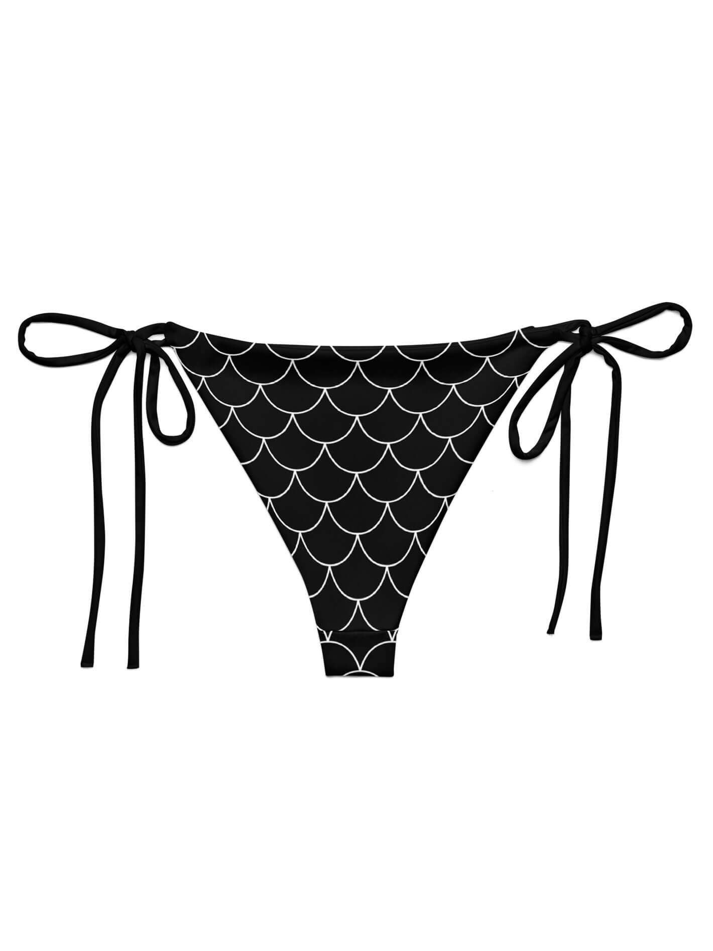 Gothic mermaid plus size bikini bottom.