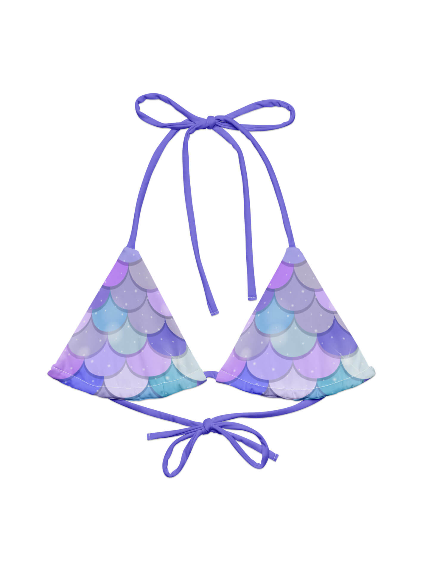 Kawaii mermaid string bikini top.