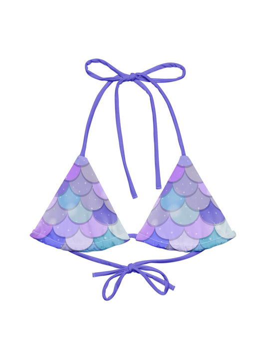Kawaii mermaid string bikini top.