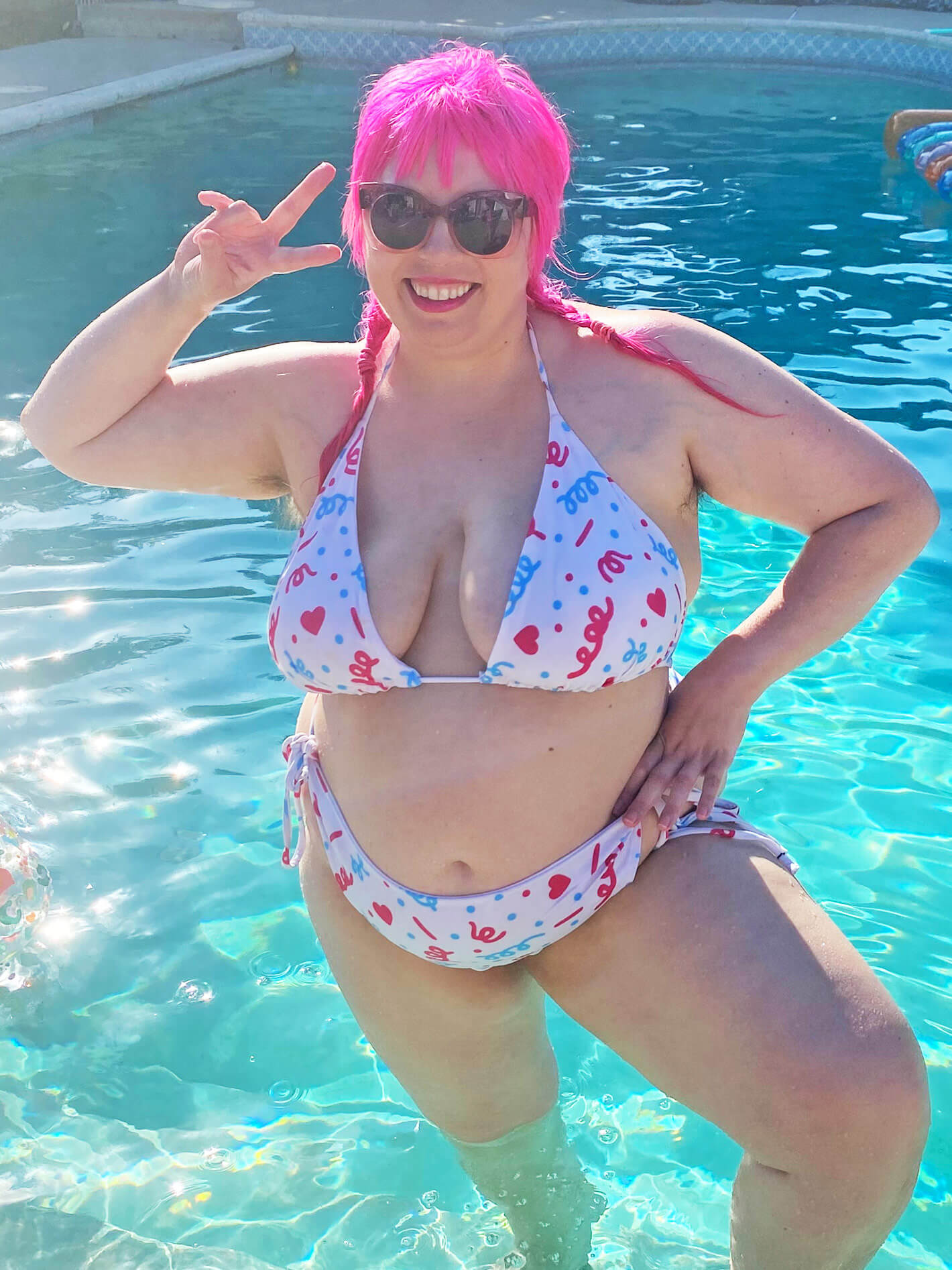 Kawaii plus size swimwear.