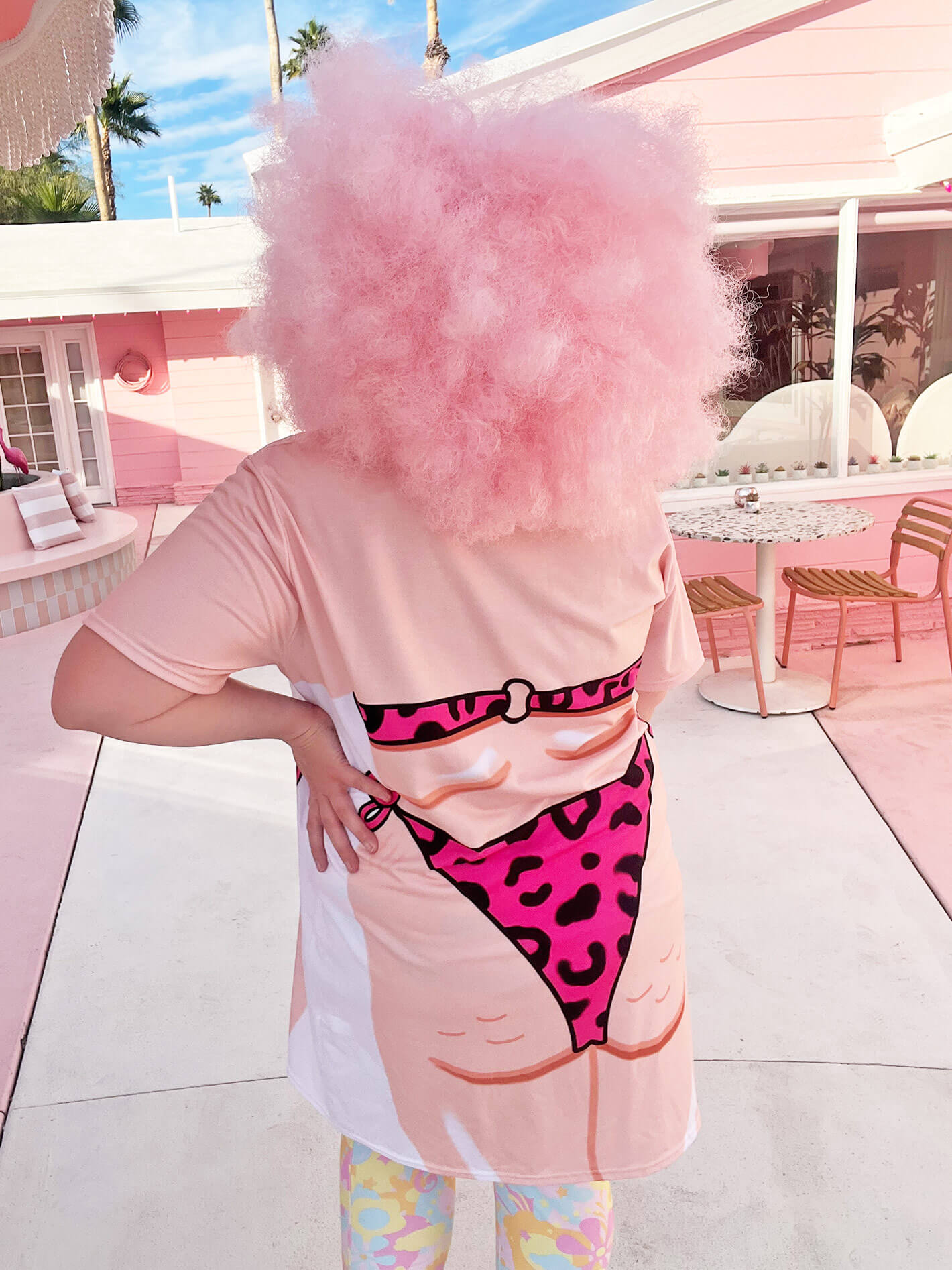 Kitsch bikini t-shirt dress.