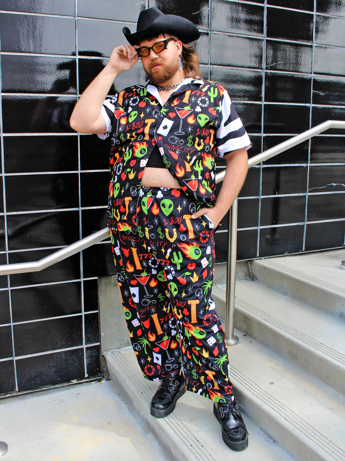 Mob wife casino plus size set.