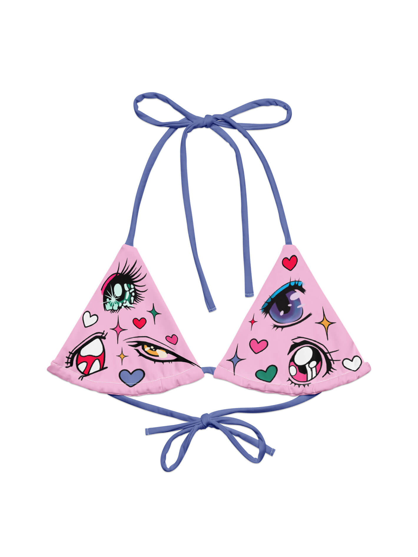 Pastel anime bikini top.