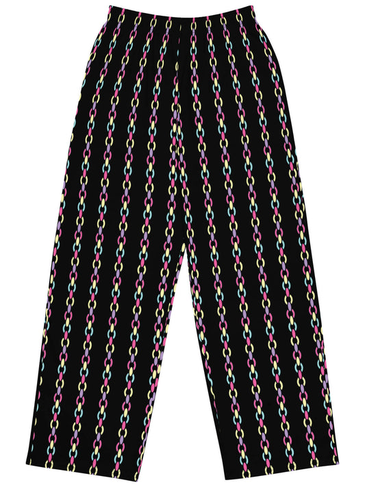Pastel chain goth plus size pants.