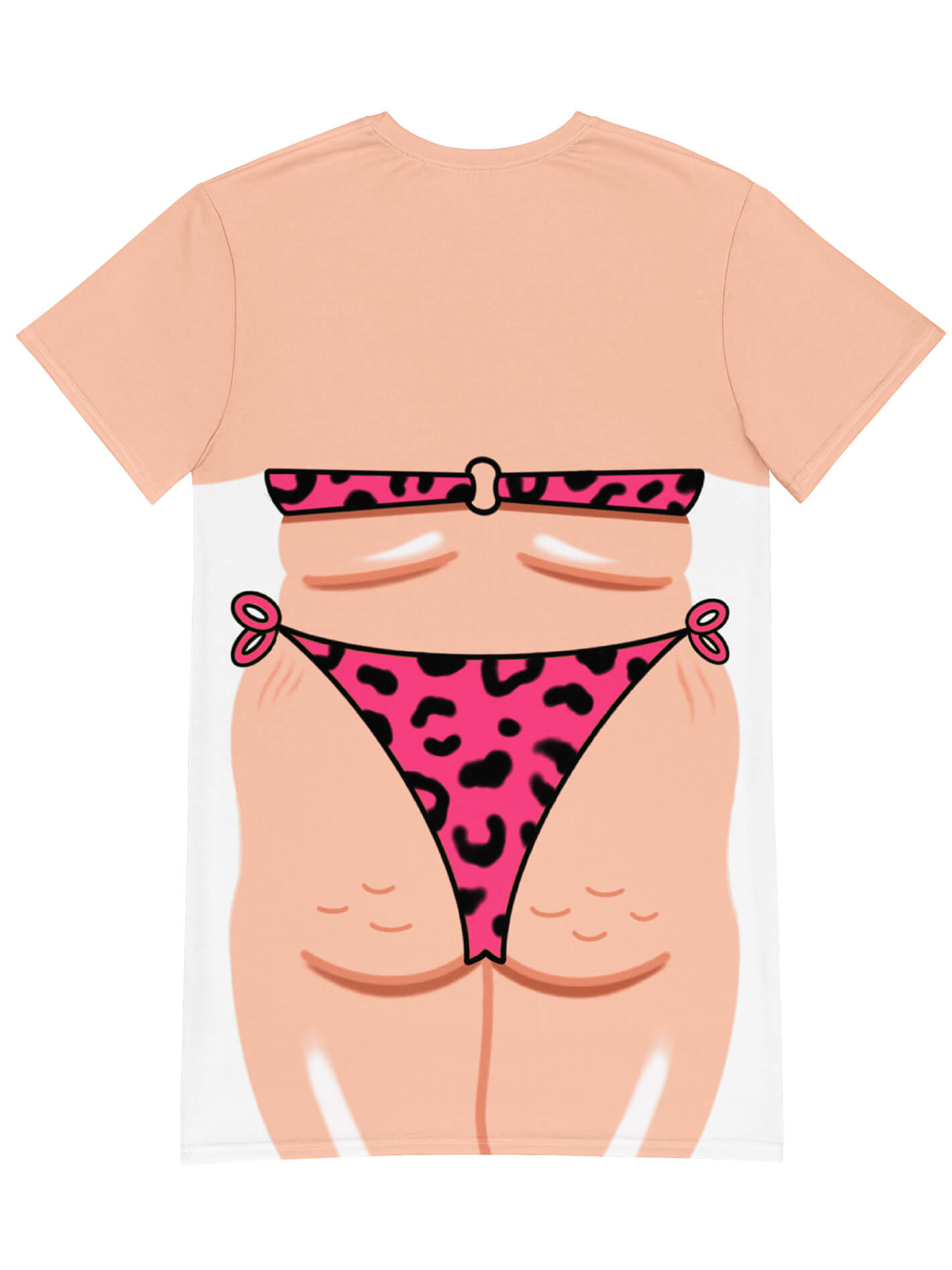 Plus size beach body t-shirt dress.