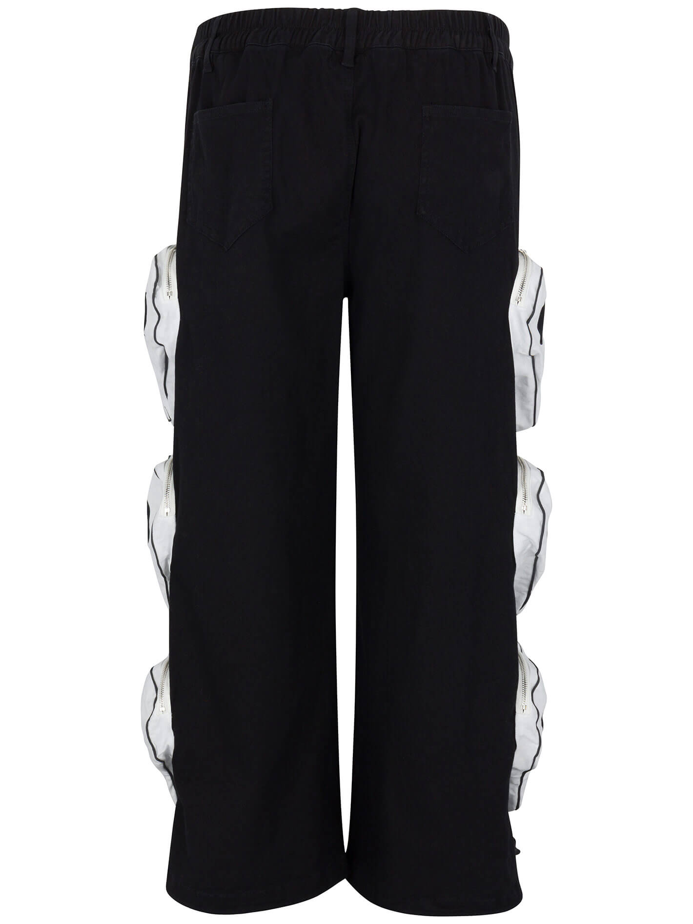 Plus size black Y2K cargo pants.