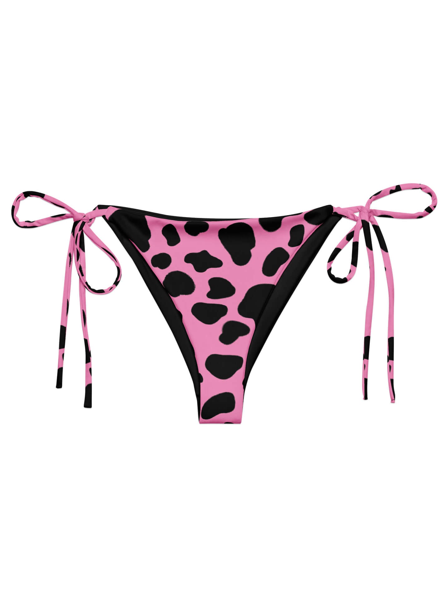 Plus size cow print bikini bottom.