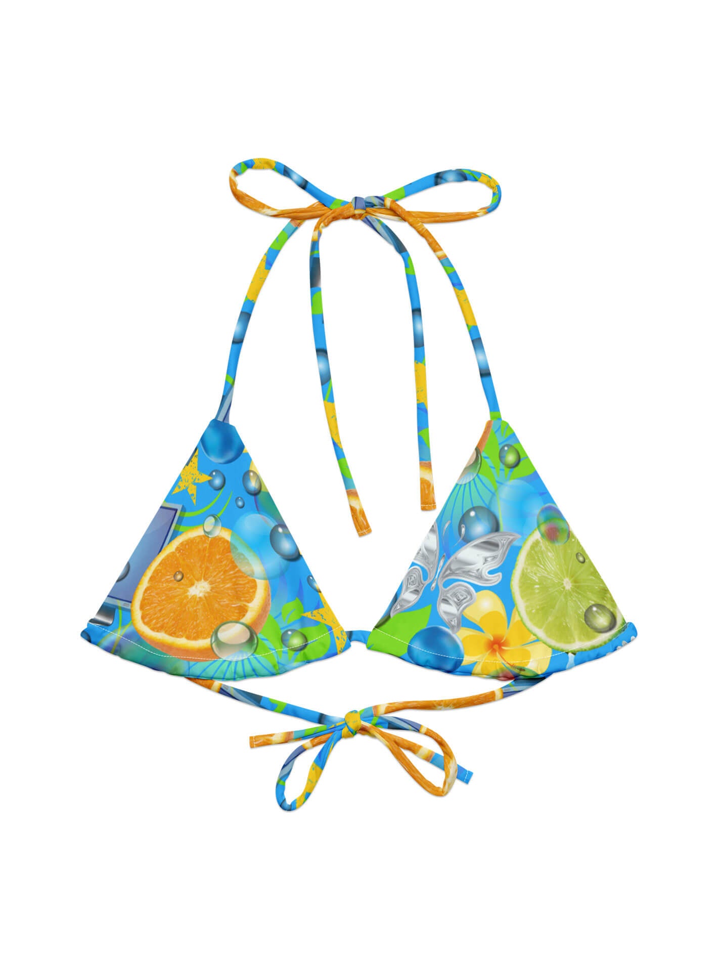 Plus size frutiger aero bikini top.