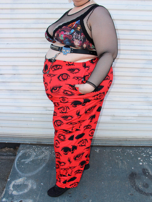 Plus size horror anime size 5XL pants.