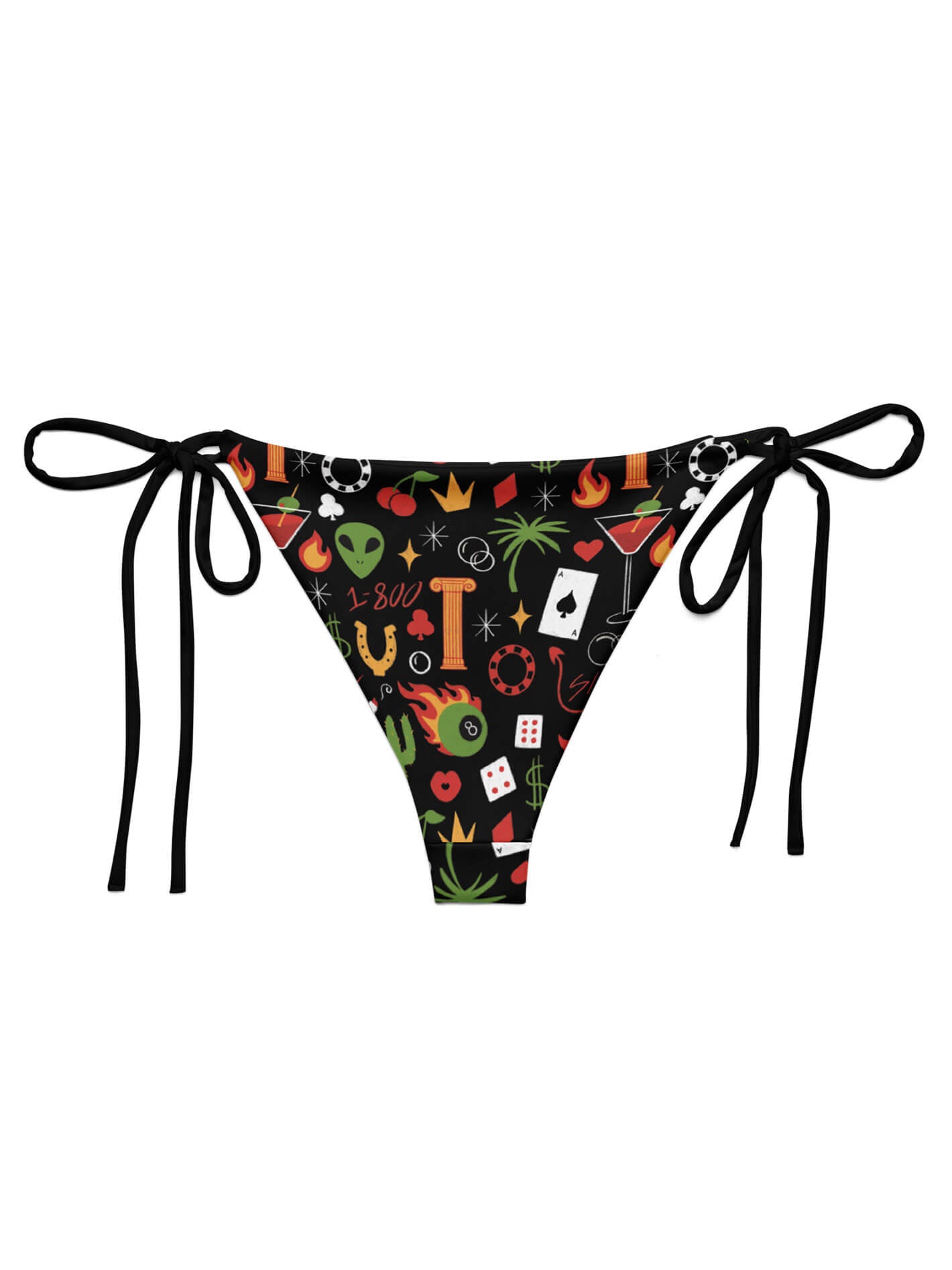 Plus size rockabilly Vegas bikini bottom.