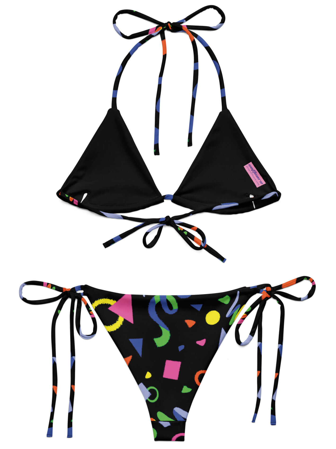 Plus size roller rink bikini.