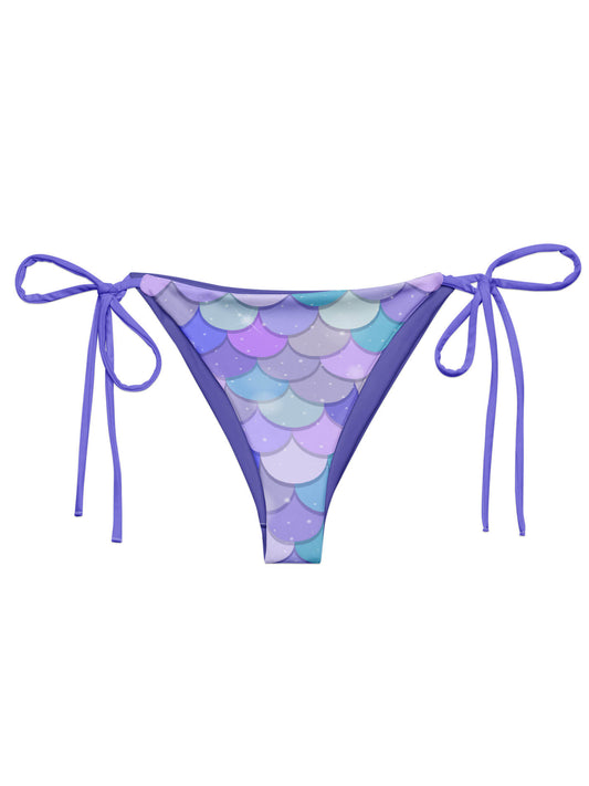 Plus size sparkly mermaid bikini bottoms.