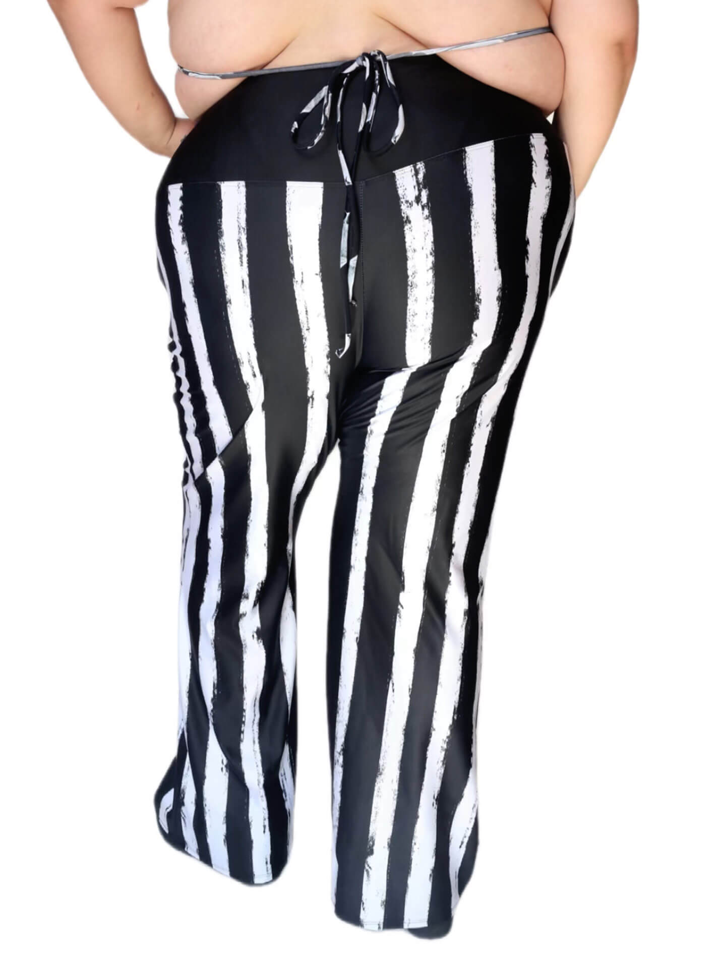 Punk plus size Beetlejuice pants.