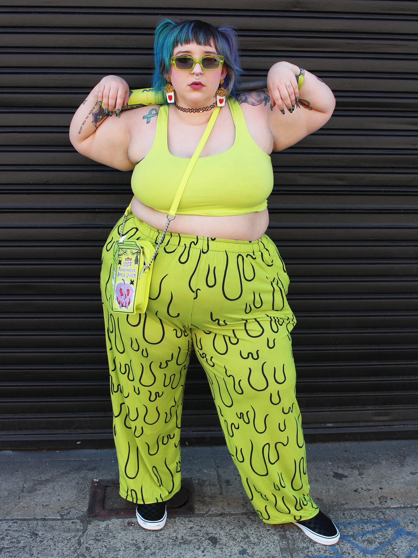 Slime j-fashion plus size pants.