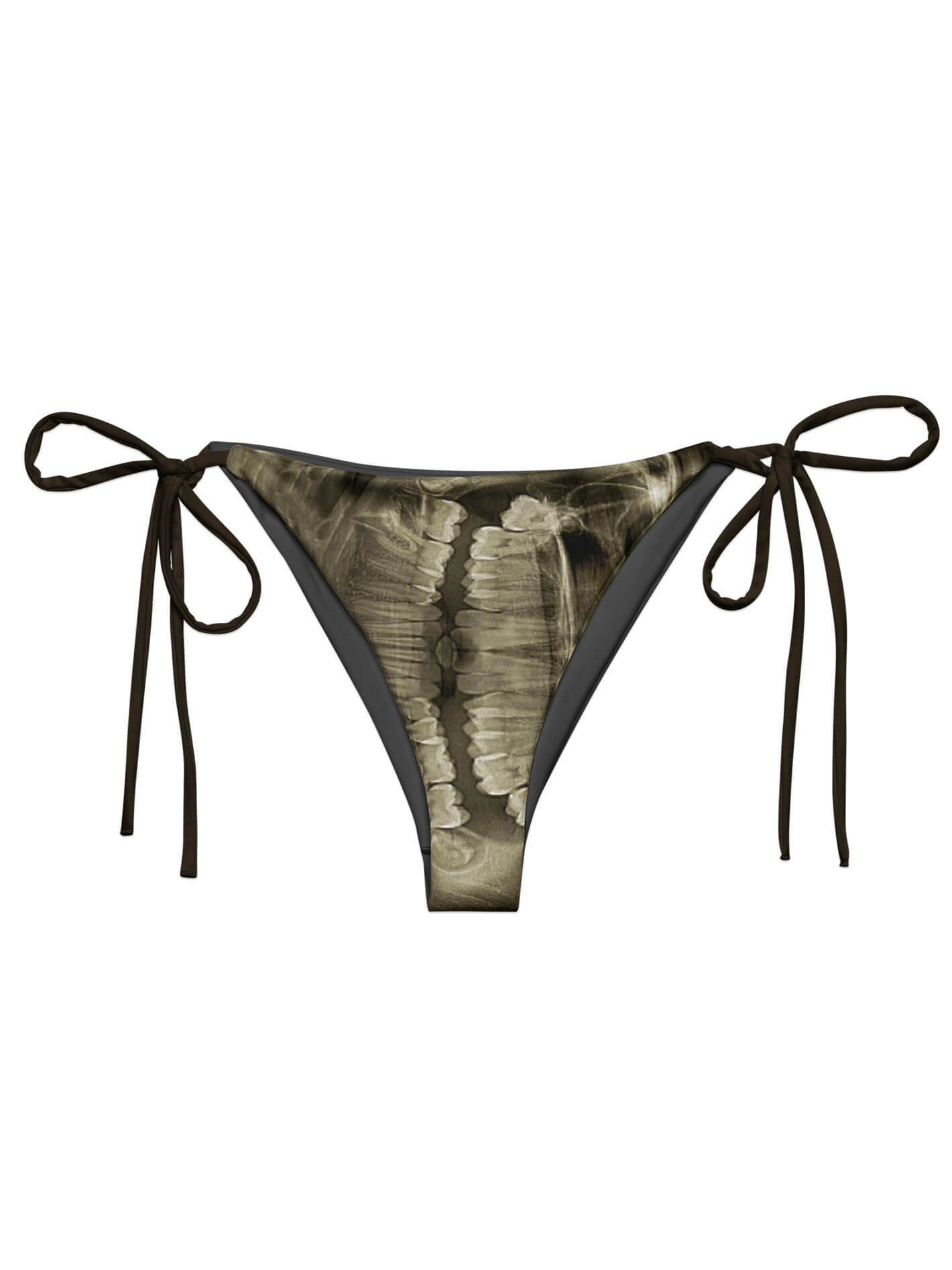 Teeth vagina dentata xray plus size bikini bottom.