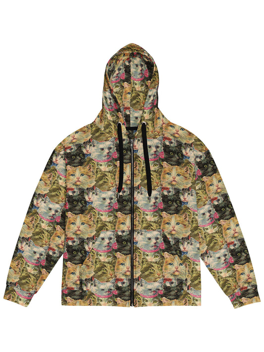 Vintage cat plus size hoodie.