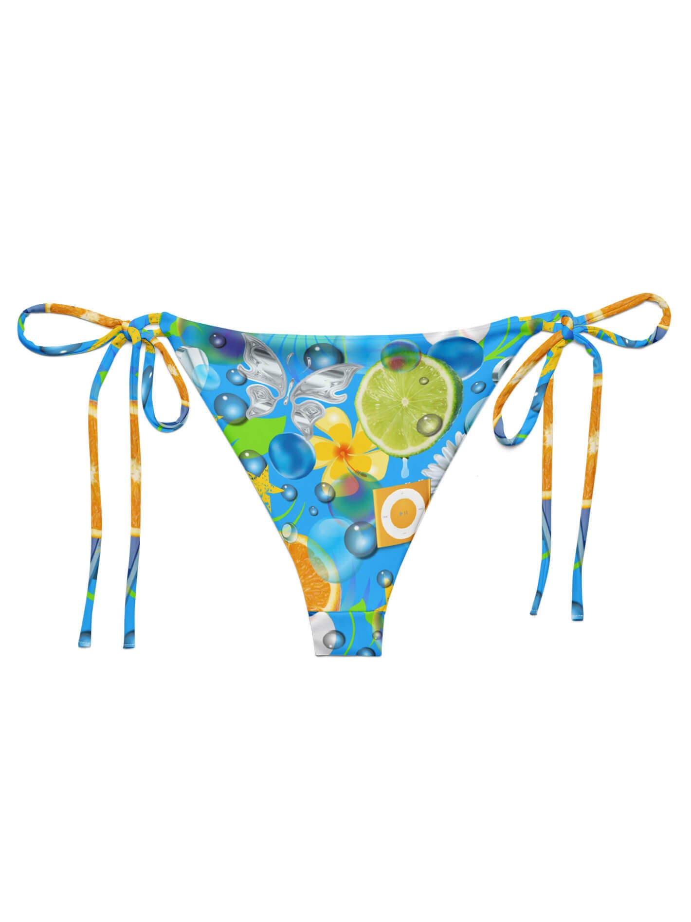 Y2K 2000s plus size bikini bottom.
