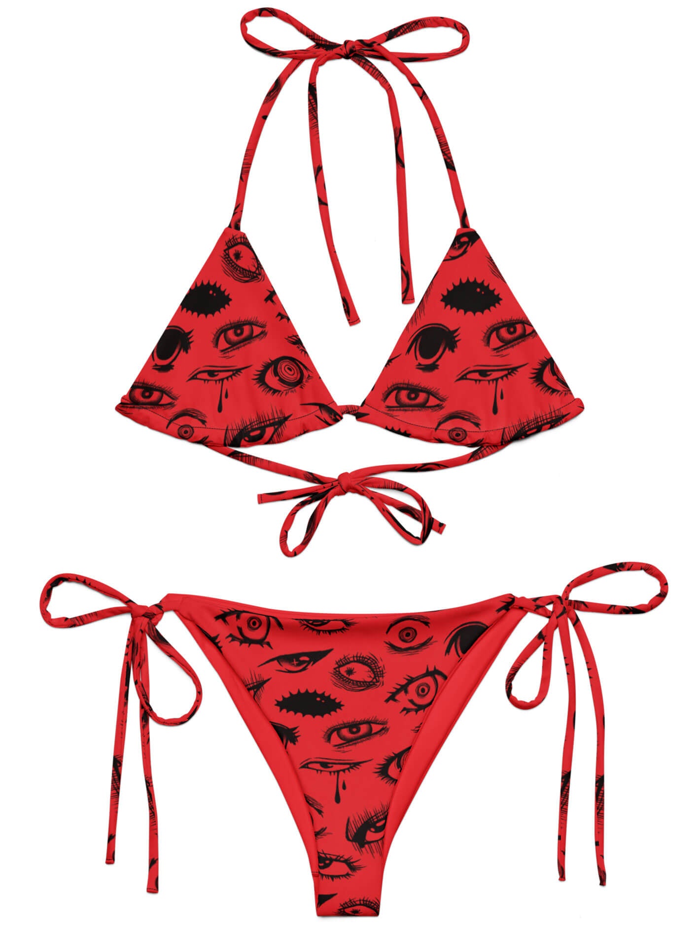 Horror anime goth bikini.