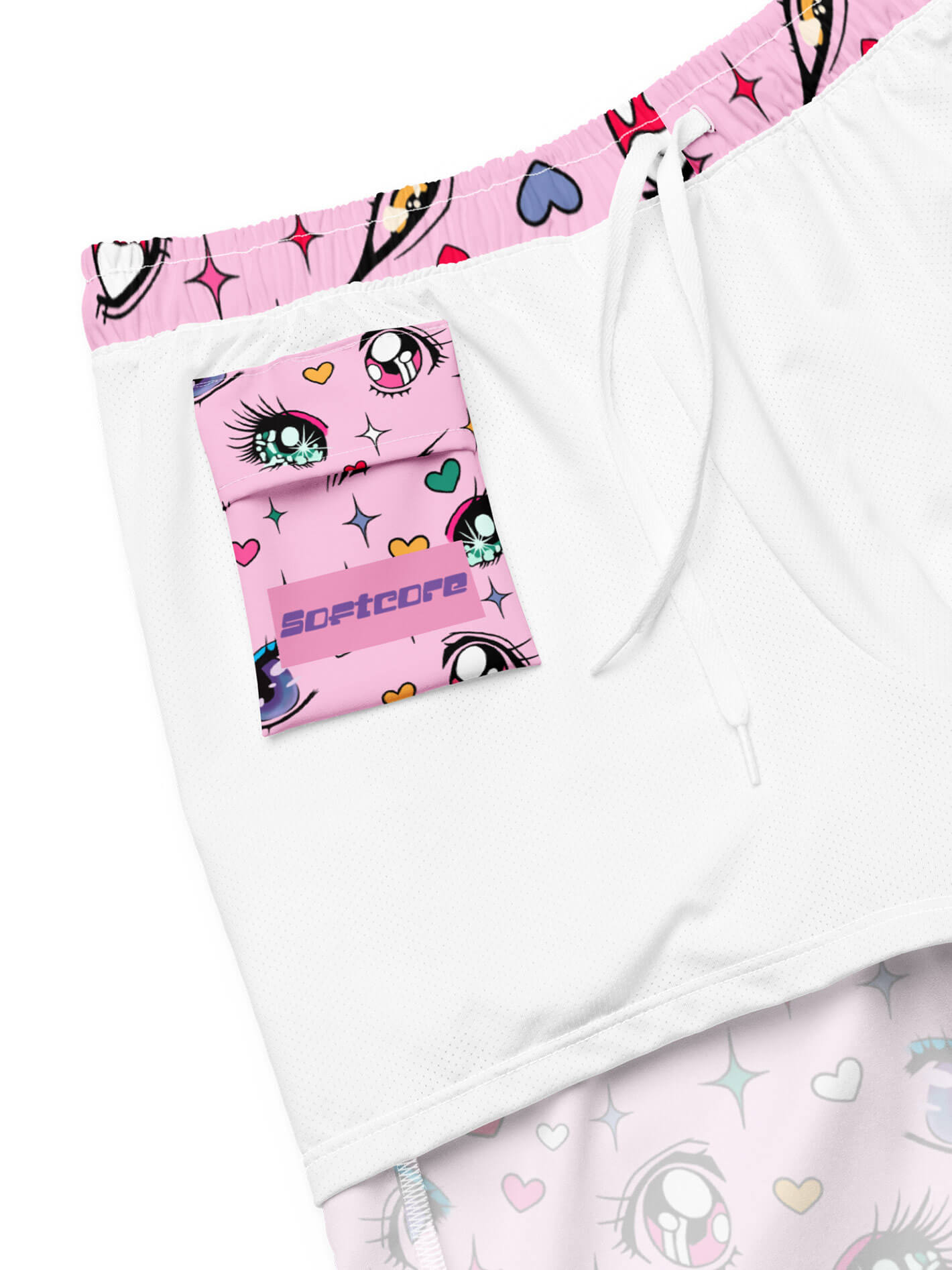 Anime eye plus size swimsuit.