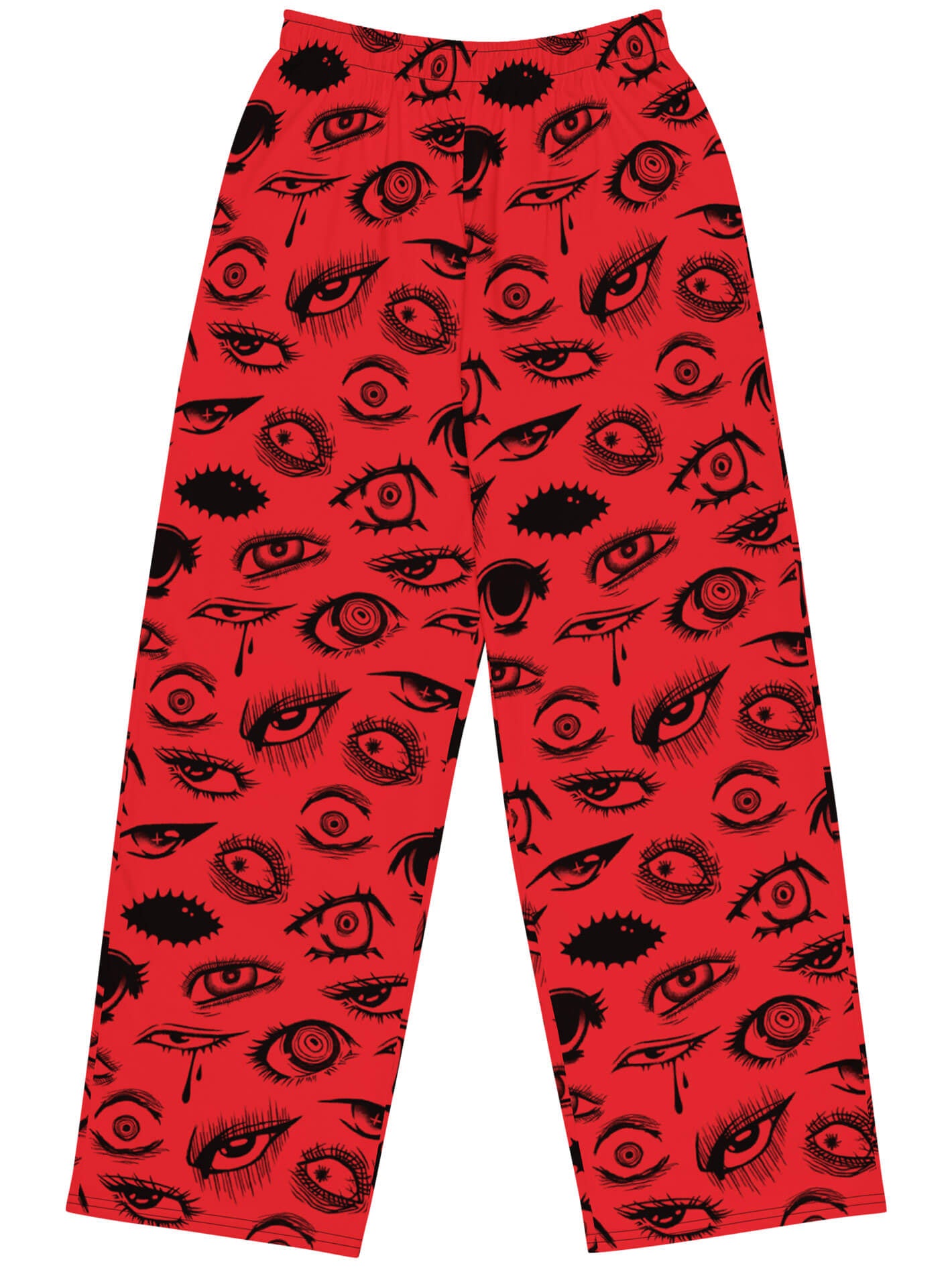 Goth anime horror plus size pants.