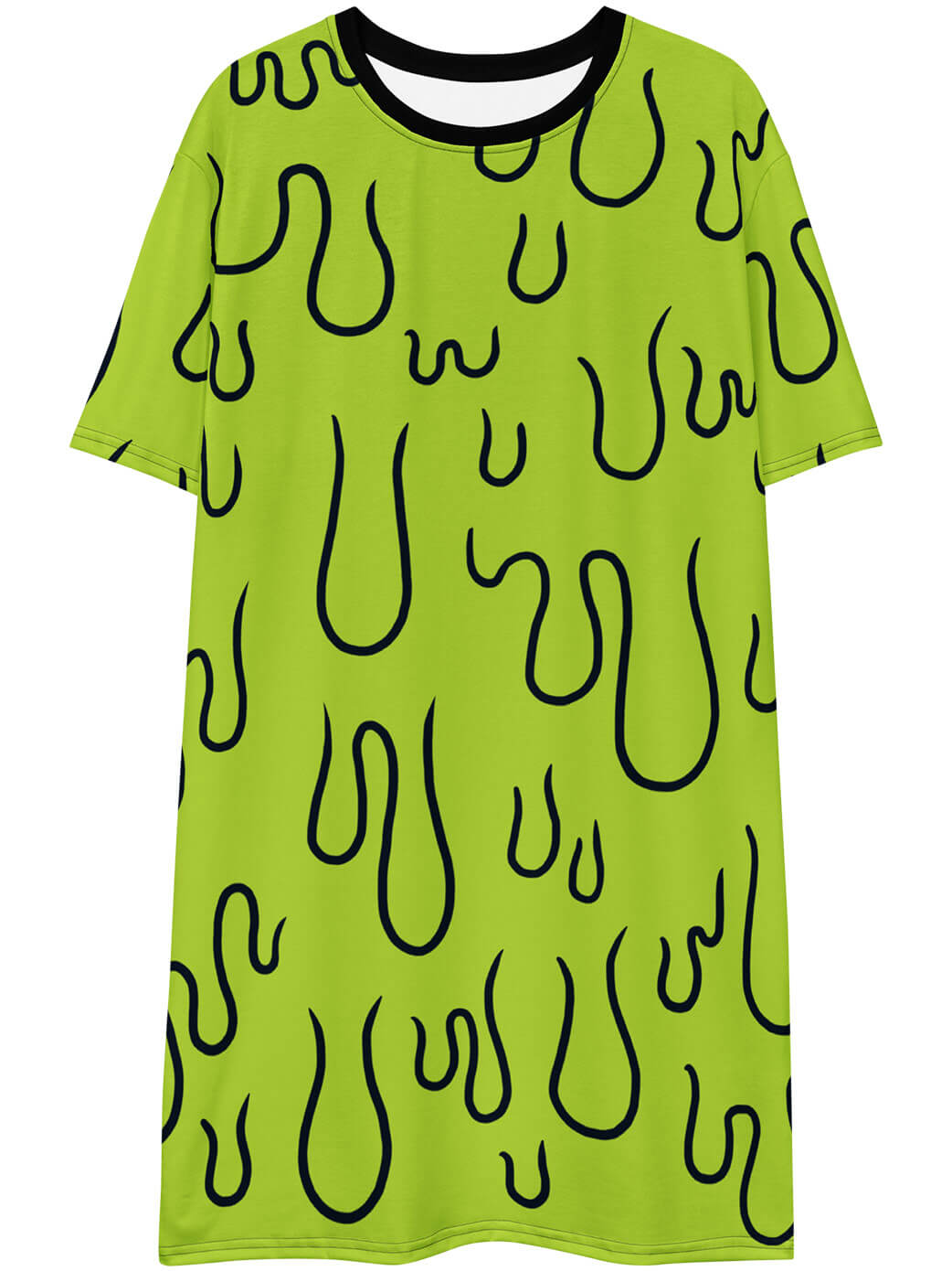 Halloween monster slime plus size dress.