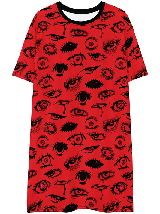 Kowai horror anime t-shirt dress.