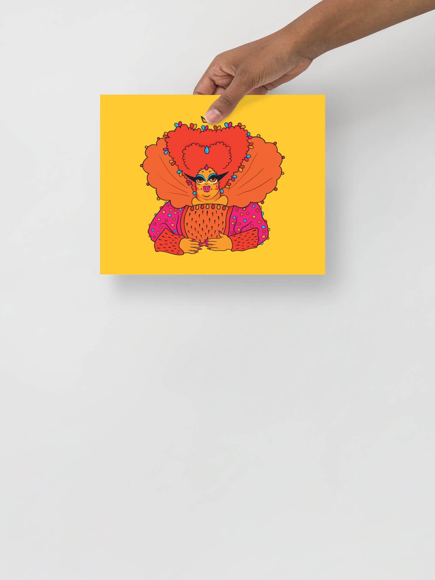 Leo zodiac body positive art.