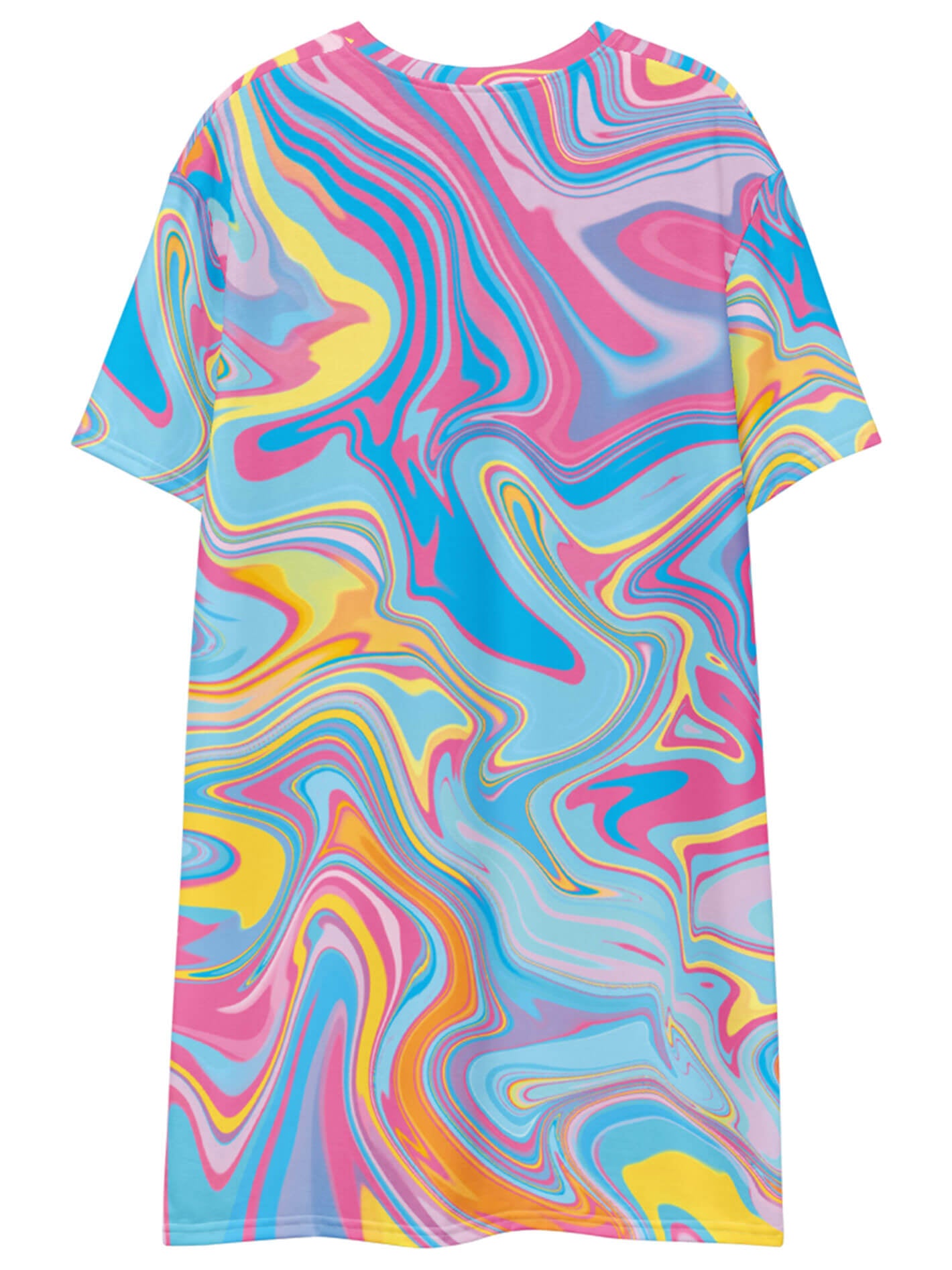 Swirly colorful oversized dress.