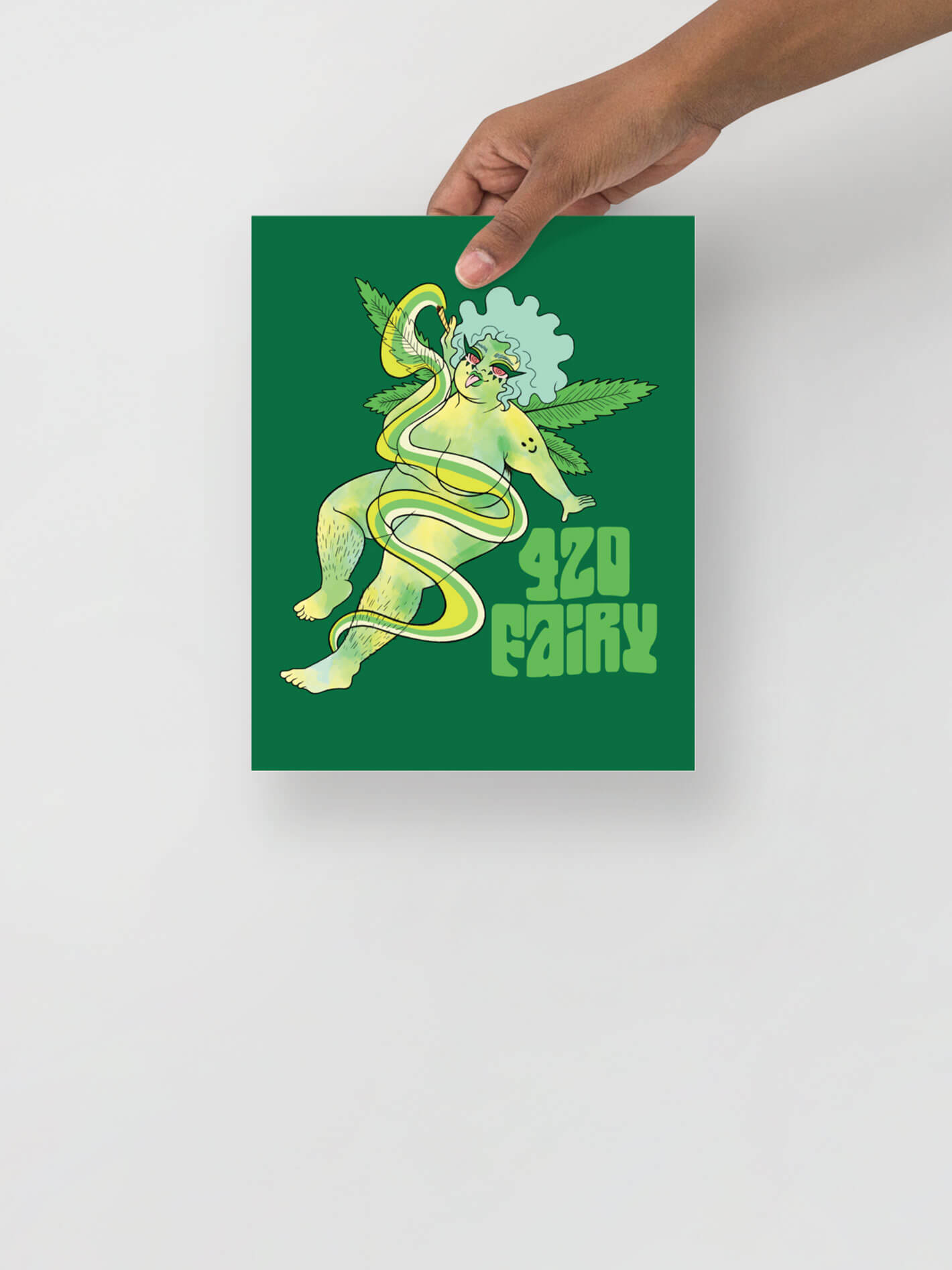 Plus size weed  fairycore art.