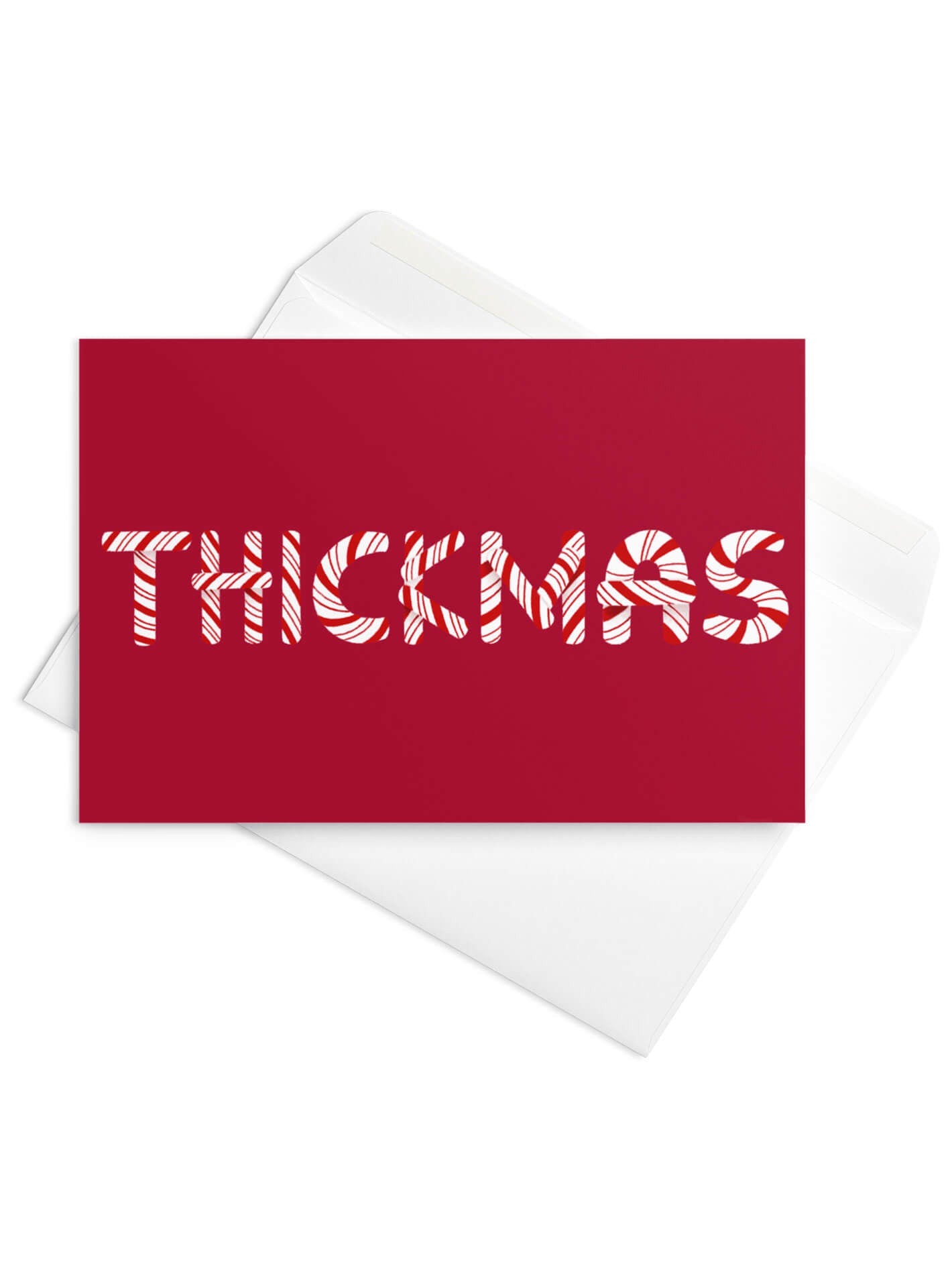 Thickmas body positive holiday card.