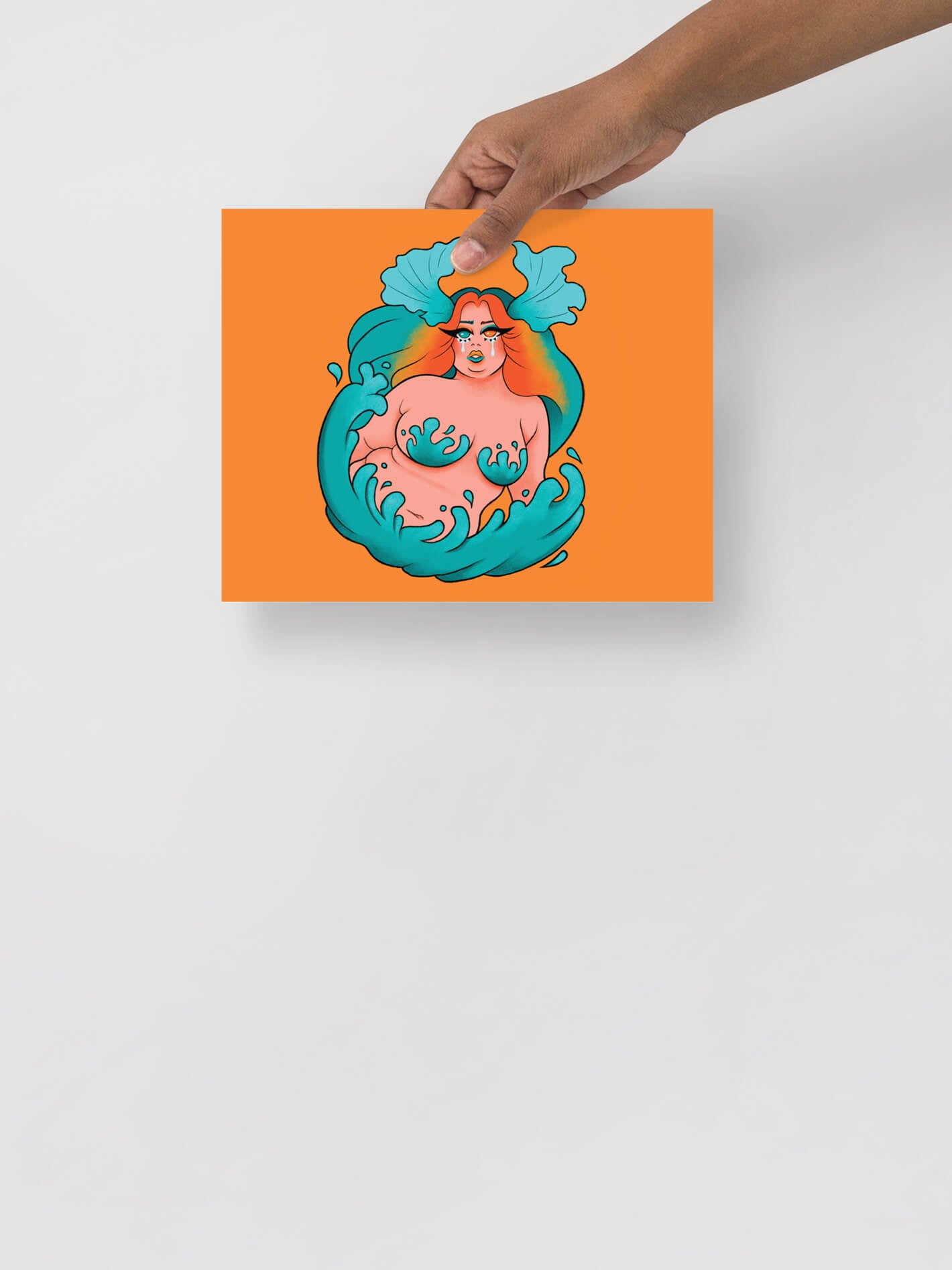 Zodiac body positive art print.