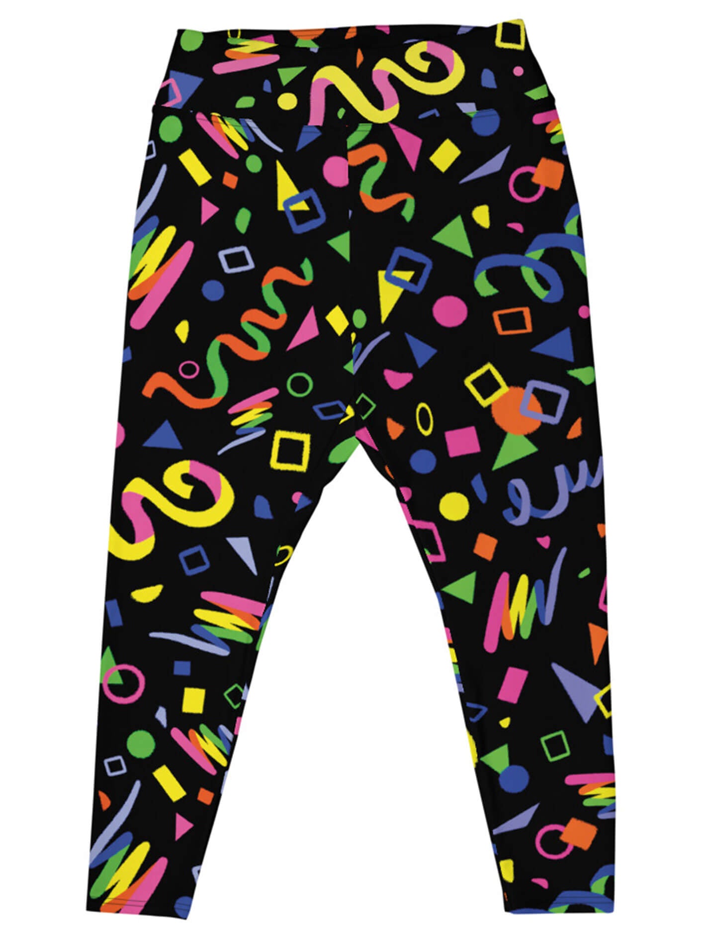 Retro 90's aesthetic leggings.
