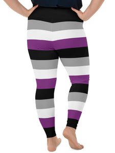 Ace pride plus size leggings.