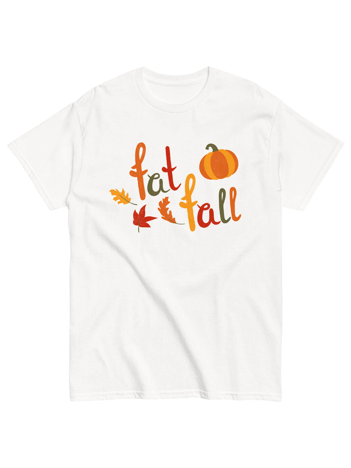 Autumn plus size t-shirt.