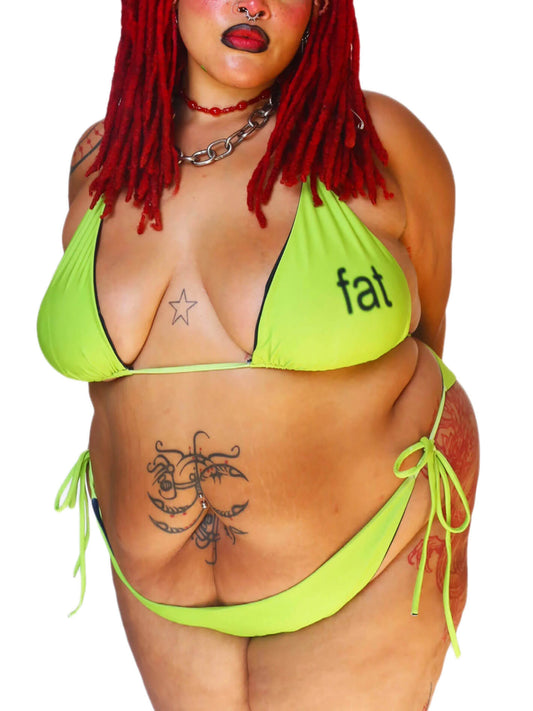 BRAT Charli xcx plus size bikini.