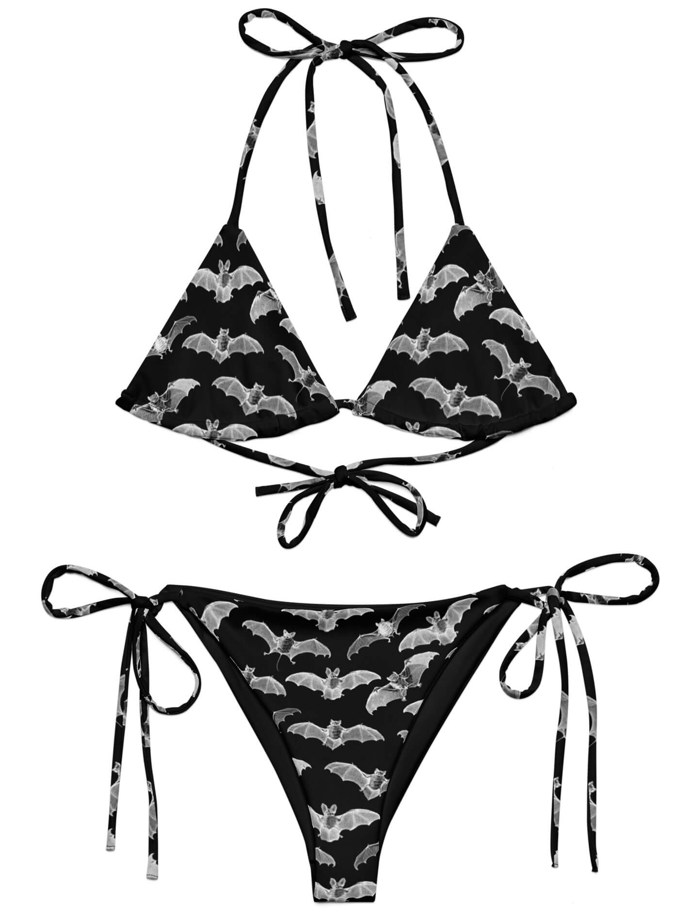 Batty plus size goth bikini.